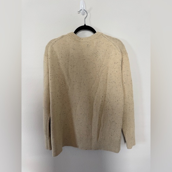 NWT Rare Brown Label The North Face Wool Berkeley Sweater Bleach Sands in Medium - Picture 3 of 5